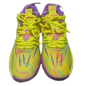 Puma Lamelo Ball MB.03 Spark 37989801 Mens Green Athletic Basketball Shoes Sz7